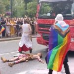 Climate change activists block London Pride parade over donations from ‘high polluting industries’