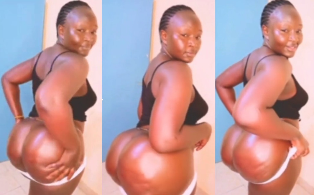 A raunchy video of a popular Kenyan Tik Tok slay queen with over 690,000 followers displaying her NAKED BOOTY leaks (Watch).