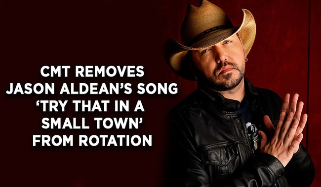 CMT can try to CANCEL Jason Aldean but small town America is NOT gonna allow it