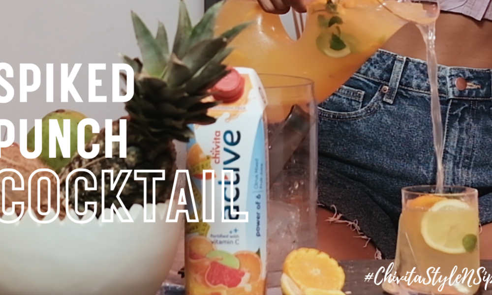 Hadiza Lawal Is Dishing Out 3 Easy Steps to Create a Spiked Punch Cocktail