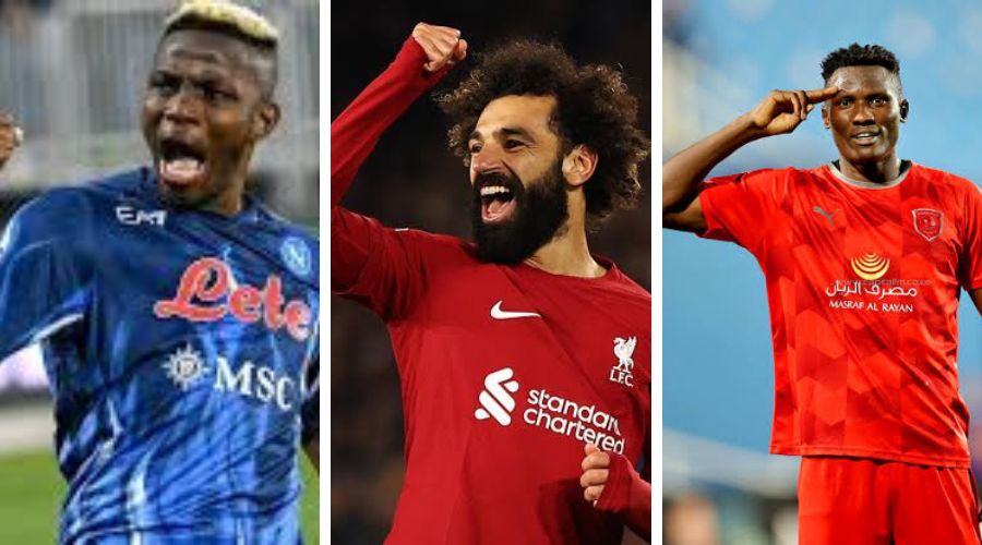 Top 10 African leading goalscorers of the season: Four Nigerian stars make the cut