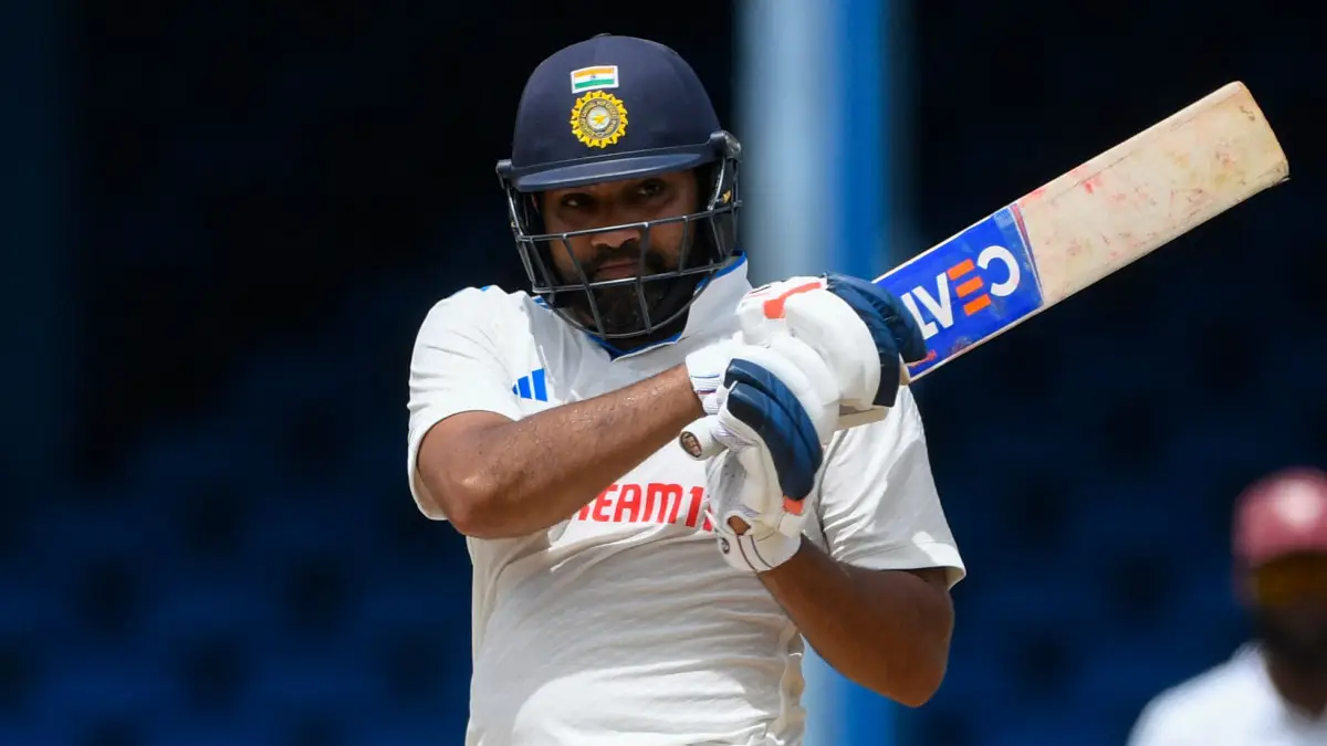 2nd Test: Rain forces early lunch after Rohit fifty, Siraj five-fer put India on top against West Indies