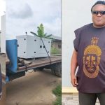 “God bless you oba orin ss you bless people from different religions” – Nigerians shower prayer on Saheed Osupa as he gifts Pastor Gabriel a Mikano generator