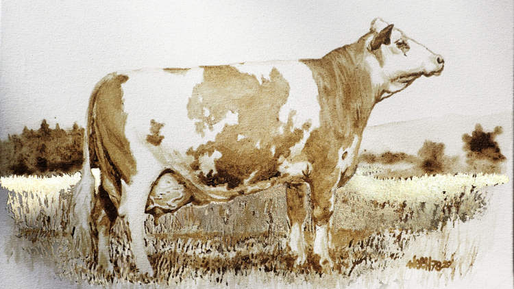 This Art Stinks! German Artist Paints with Cow Manure