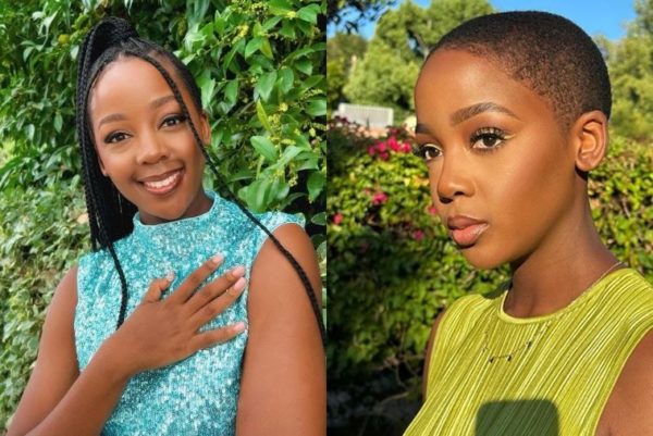 Thuso Mbedu goes bald again (Photos)