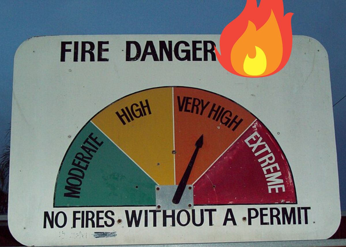 WEATHER: Extremely high fire danger conditions expected in these parts TODAY