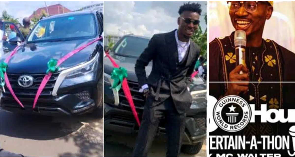 Ebonyi governor gifts car to man who completed 130-hours Entertain-A-Thon