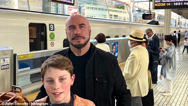 John Travolta shares videos and images from his family trip to Japan with daughter Ella, 23, and son Benjamin, 12 and many family friends | Trending Today in London : NEWSFINALE