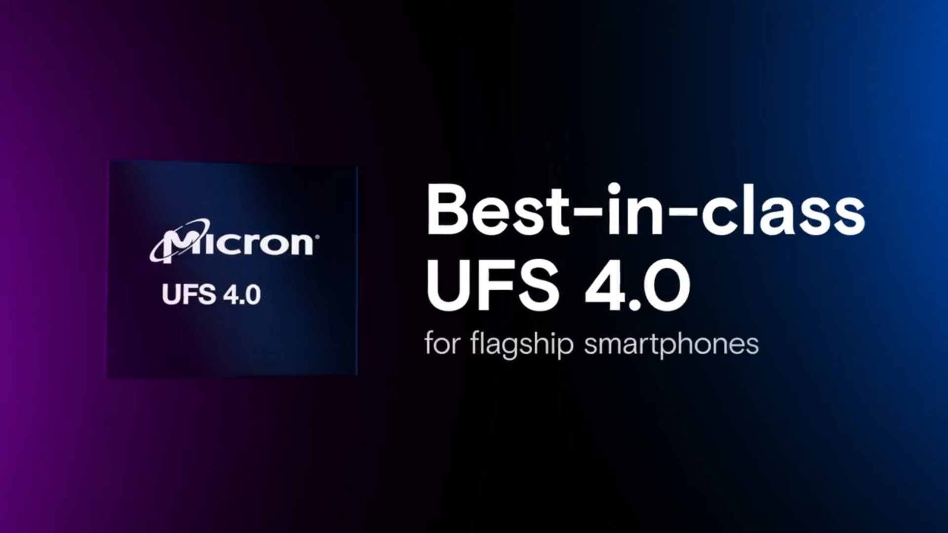 Micron UFS 4.0 storage for next-gen flagship smartphones makes debut