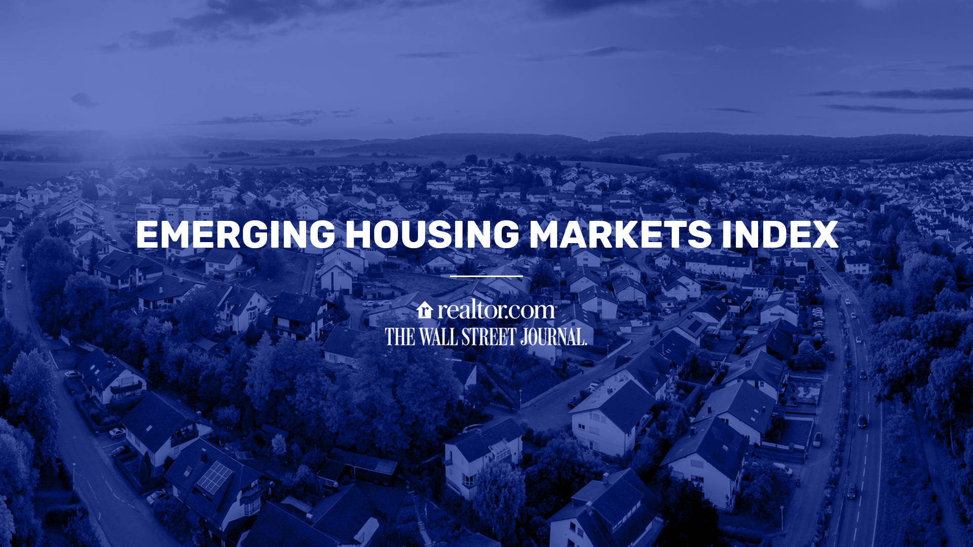 Summer time 2023 WSJ/Realtor.com Rising Housing Markets Index