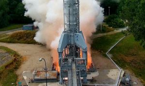 First hot-fire test of Europe’s reusable methane-fueled Prometheus rocket engine