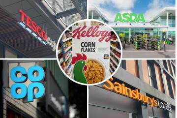 Kellogg’s Cornflakes prices at Tesco, Morrisons and more