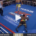 ‘Bully’ Boxer Patrick Allotey Knocked-out in First Round by Serhii Bohachuk