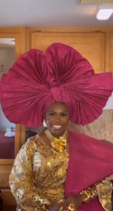 Want Extra Panache on Your Big Day? Check Out Niniola’s Elaborate Gele