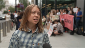 Greta Thunberg: Heatwaves start of “escalating existential crisis”