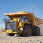 Komatsu’s new ultra-class electric drive mining truck utilizes 4,400 horsepower