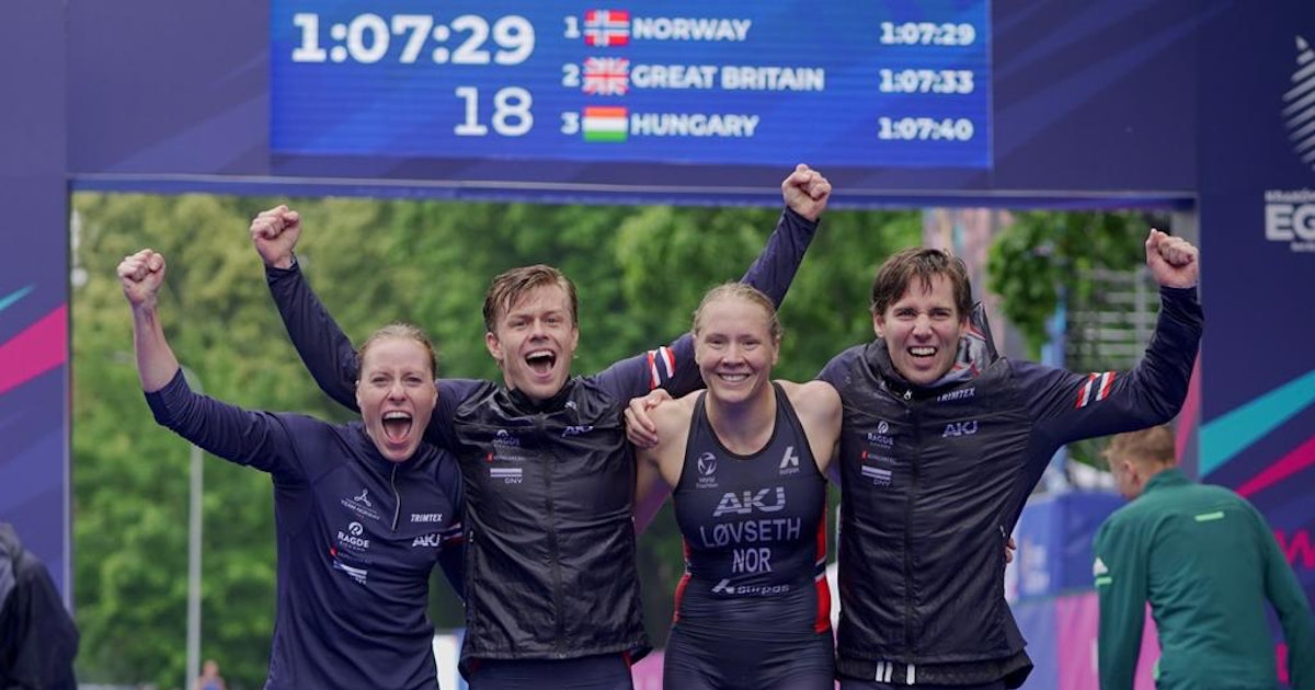 Team Norway wraps remarkable sweep of European Games golds with Mixed Relay win in Krakow