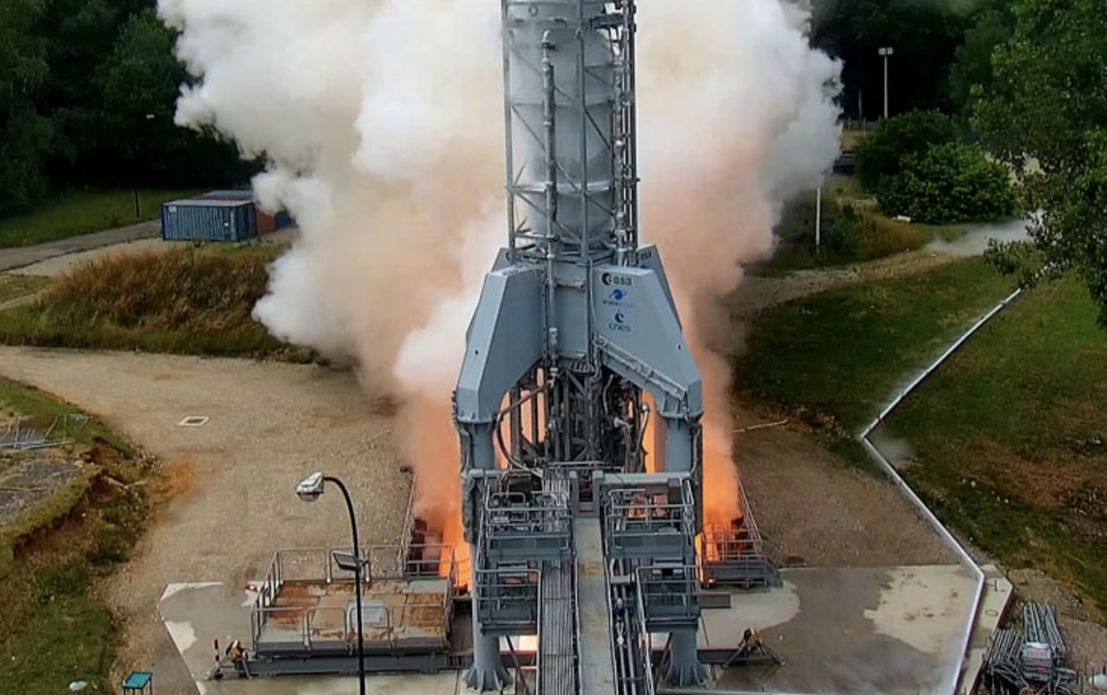 Ariane Test Fires Reusable Prometheus Rocket Engine