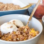 How to Make Healthy Peach Crisp