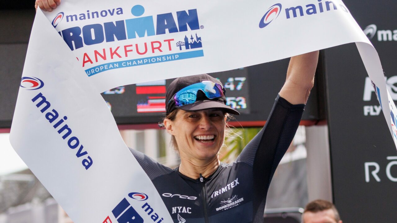 Sarah True takes down Skye Moench to win IRONMAN Frankfurt European Champs