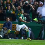 RUGBY CHAMPIONSHIP: Kurt-Lee Arendse emerges as hat-trick hero after Boks crush woeful Wallabies at Loftus