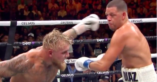 Jake Paul vs. Nate Diaz full fight video highlights