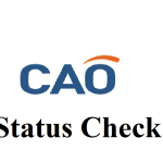 Steps to check CAO status 2023