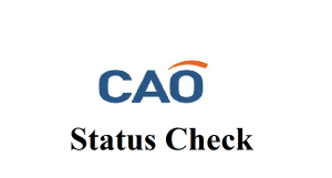 Steps to check CAO status 2023