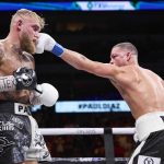 Best Shots: Jake Paul scores decision against Nate Diaz in 10-round boxing bout