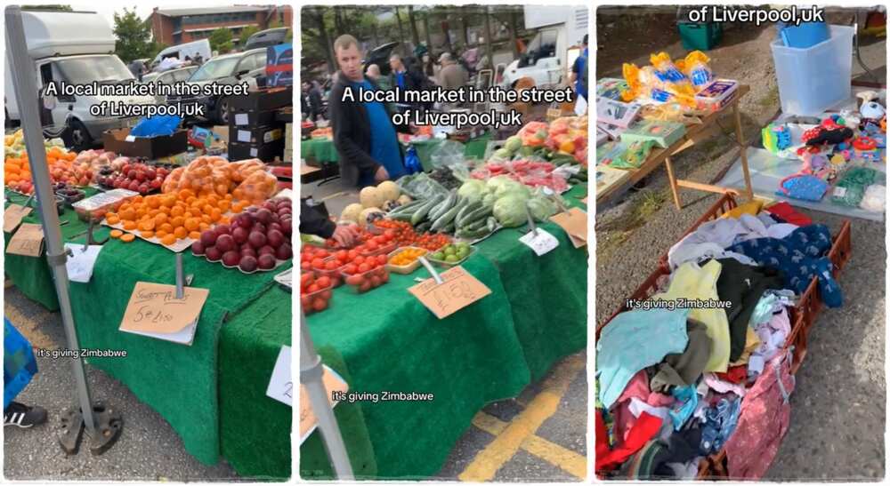 “It Looks Like Idumota Lagos”: Street Market in Liverpool UK That Resembles Nigeria Goes Viral, Video Trends