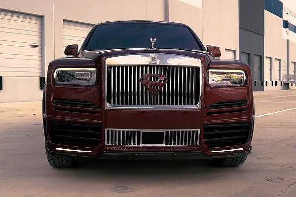 Shaquille O’Neal’s Mansory-kitted Rolls-Royce Cullinan Has Superman Logo Embedded On The Grille