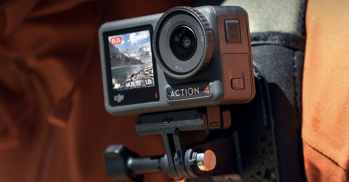 DJI’s new Osmo Action 4 camera delivers brighter footage for more money