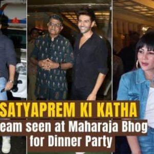 Satyaprem Ki Katha Success Party: Kartik Aaryan and team celebrate maharaja style