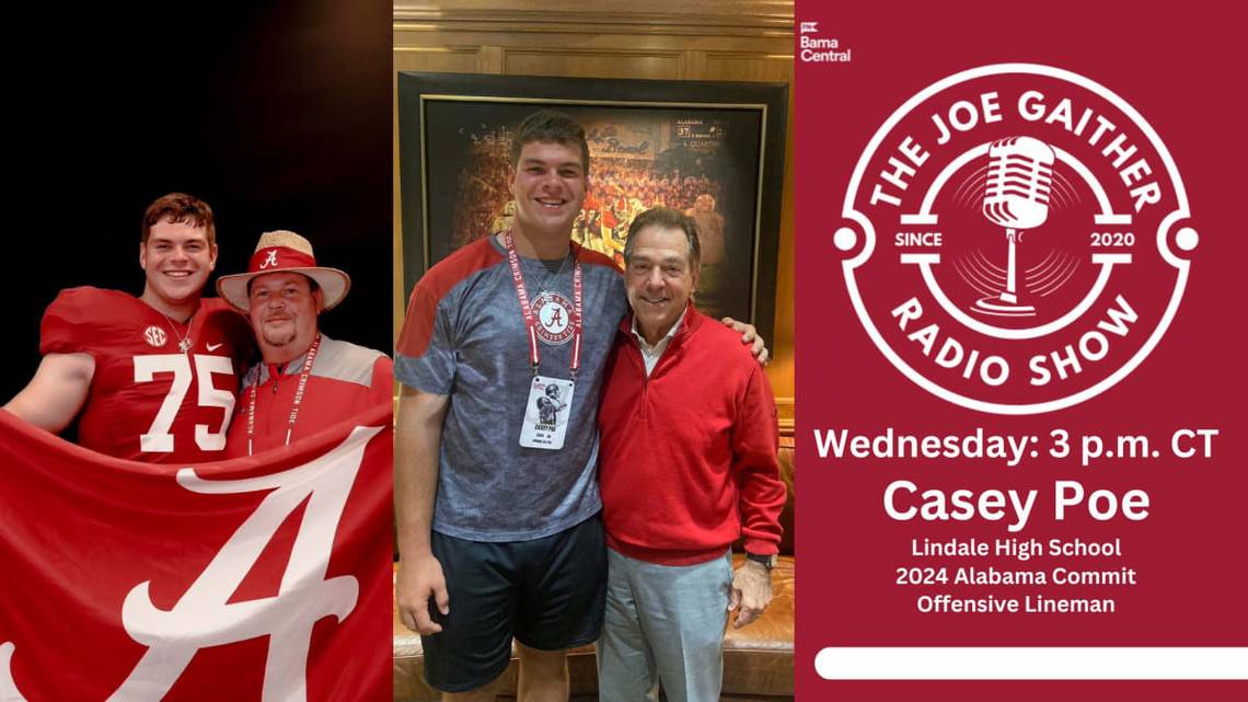 Alabama Football Commit Casey Poe on The Joe Gaither Show | Episode 51: Aug. 2, 2023