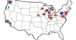 This map of new Big Ten shows how ridiculous conference realignment is