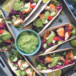 Spicy Salmon Tacos