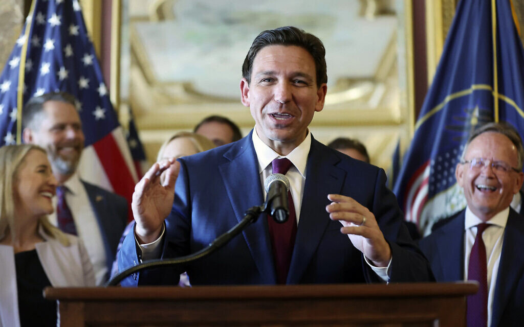 Republican 2024 hopeful DeSantis says he’s driven more by faith in God than politics