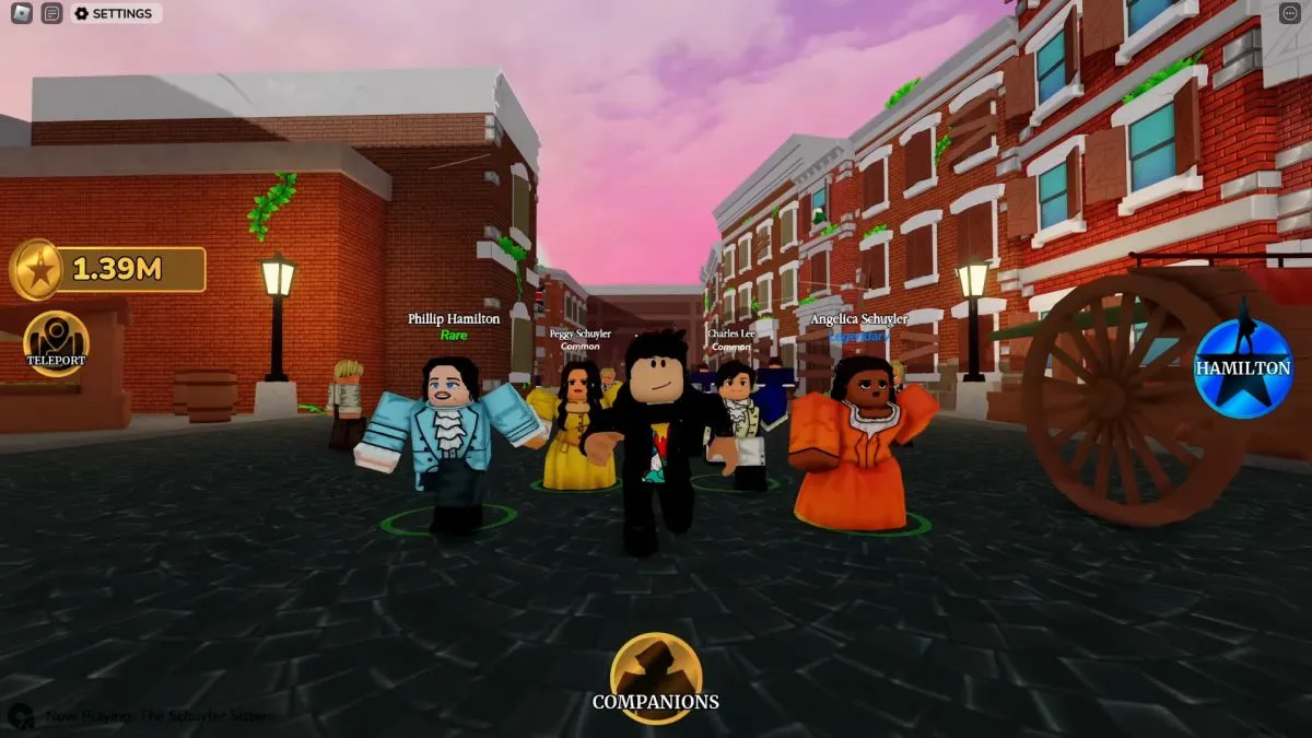 Hamilton Simulator imagines the musical as a gacha game inside Roblox