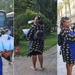 Watch trending video of Nigerian woman hawking water in Europe