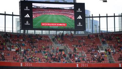 Arsenal v Forest delayed due to turnstile issues at Emirates Stadium