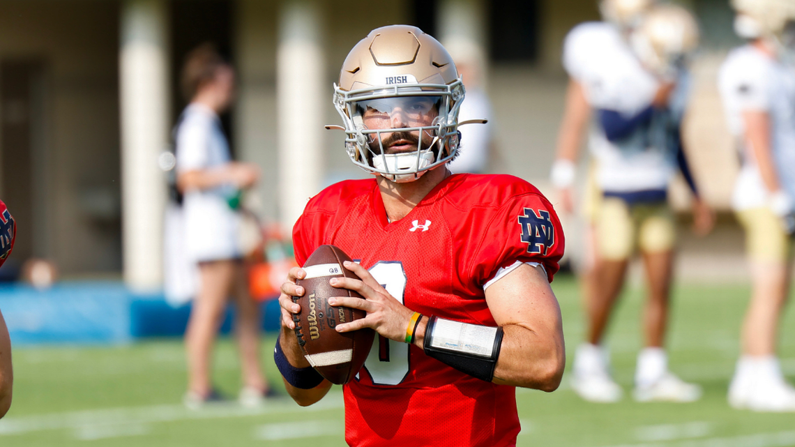 Sam Hartman Has Won The Notre Dame Locker Room