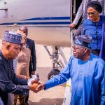 Tinubu returns to Nigeria after AU Summit in Nairobi, Kenya