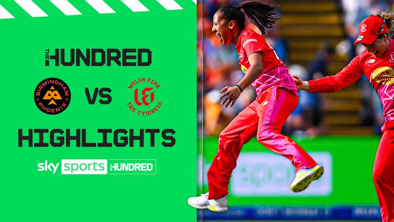 Highlights: Shabnim Ismail hat-trick earns Welsh Fire dramatic win against Birmingham Phoenix | Video | Watch TV Show | Sky Sports