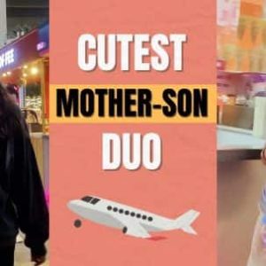 Karisma Kapoor and her son’s airport style is the perfect inspiration for moms and kids