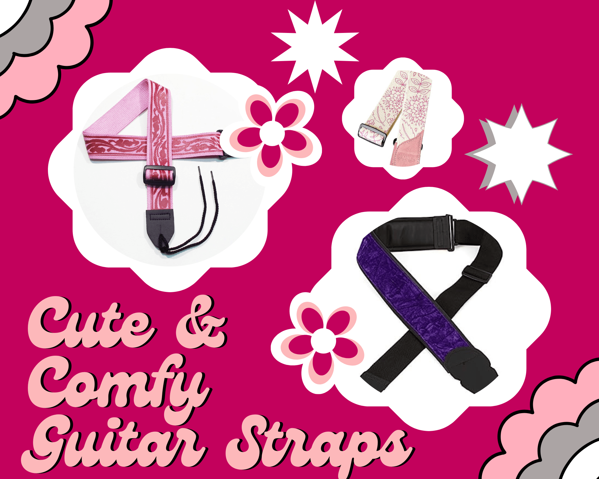 Strum in Style: Cute and Comfortable Guitar Straps for Young Girls