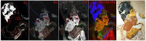 Chemical imaging technology reveals hidden details in Egyptian paintings