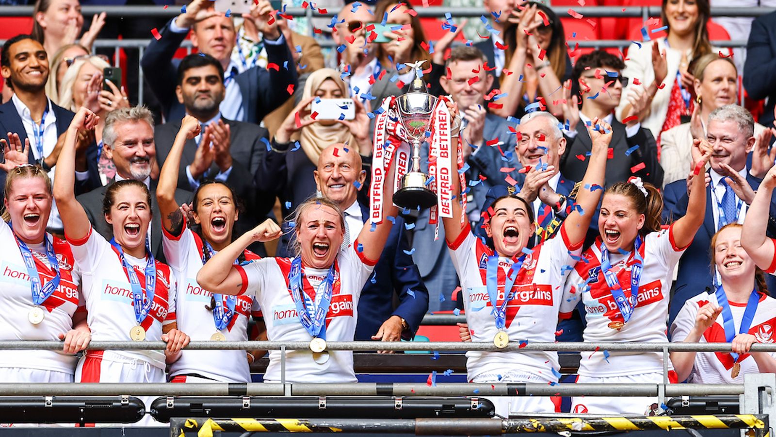 Women’s Challenge Cup final: Sights, sounds and stories from landmark day as St Helens make Wembley history | Rugby League News | Sky Sports