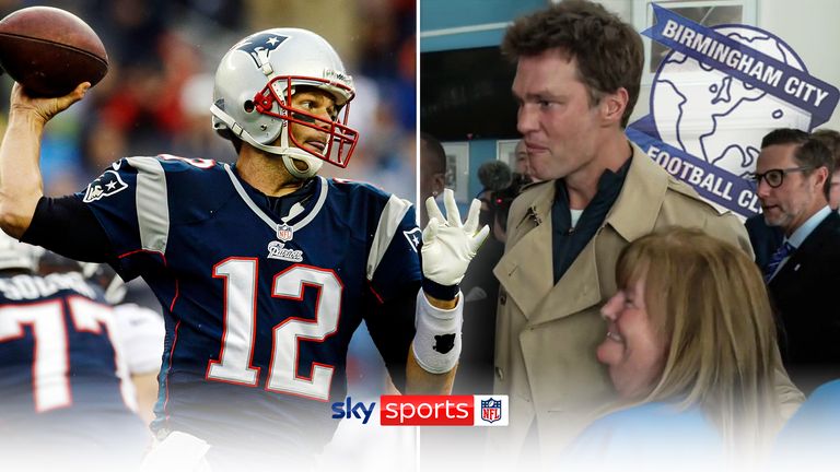 NFL legend Tom Brady joins Birmingham fans in the pub! | Video | Watch TV Show | Sky Sports