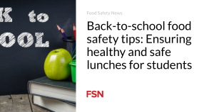 Back-to-school food safety tips: Ensuring healthy and safe lunches for students