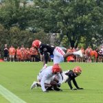 Watch: Bengals Clips and Highlights From a Rain-Filled Monday Session